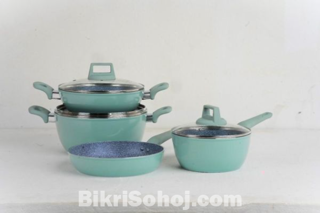 Kiam Ceramic Coating 7pes non-Stick Cookware